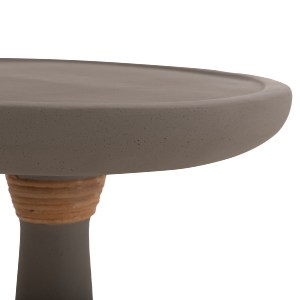 75471 ΒΟΗΘΗΤΙΚΟ ΤΡΑΠΕΖΙ ΓΙΑ ΛΑΜΠΑΤΕΡ TORG HM18170.03 FIBER CEMENT ΓΚΡΙ Φ41x62Υεκ.