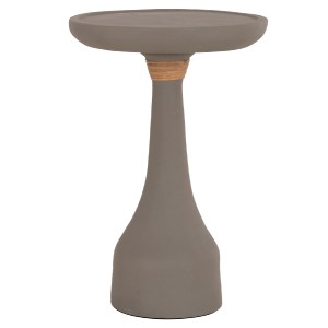 75471 ΒΟΗΘΗΤΙΚΟ ΤΡΑΠΕΖΙ ΓΙΑ ΛΑΜΠΑΤΕΡ TORG HM18170.03 FIBER CEMENT ΓΚΡΙ Φ41x62Υεκ.