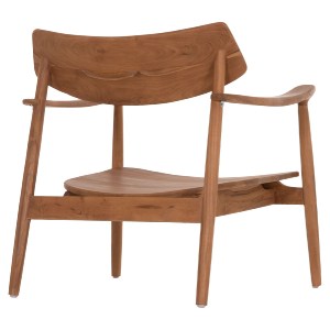 75483 ΠΟΛΥΘΡΟΝΑ LOUNGE RANGER HM18255.01 ΞΥΛΟ TEAK ΣΕ ΦΥΣΙΚΟ 70x73x73Υεκ.