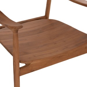 75483 ΠΟΛΥΘΡΟΝΑ LOUNGE RANGER HM18255.01 ΞΥΛΟ TEAK ΣΕ ΦΥΣΙΚΟ 70x73x73Υεκ.