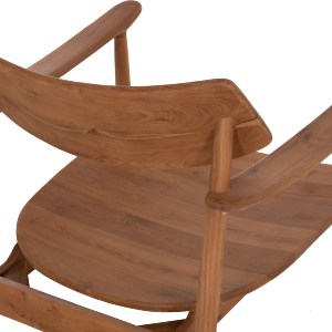75483 ΠΟΛΥΘΡΟΝΑ LOUNGE RANGER HM18255.01 ΞΥΛΟ TEAK ΣΕ ΦΥΣΙΚΟ 70x73x73Υεκ.