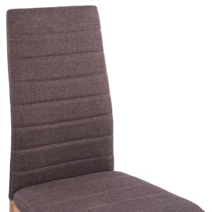 75484 ΣΕΤ ΤΡΑΠΕΖΑΡΙΑΣ 5ΤΜΧ LADY HM11595 ΓΥΑΛΙ--ΜΕΤΑΛΛΟ--MDF ΣΕ SONAMA & ΚΑΦΕ ΥΦΑΣΜΑ