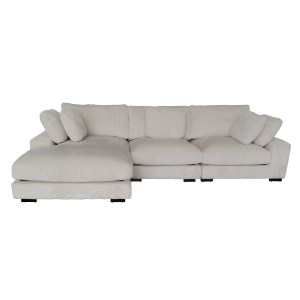 75519 ΚΑΝΑΠΕΣ ΑΡΙΣΤΕΡΗ ΓΩΝΙΑ CRANFIELD HM3287.02L ΜΠΕΖ ΡΙΓΕ ΥΦΑΣΜΑ 313x169(γωνία)x80Υεκ.