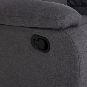 75530 ΠΟΛΥΘΡΟΝΑ RELAX DIONI HM3296.01 ΓΚΡΙ ΥΦΑΣΜΑ 81x94x97Υεκ.