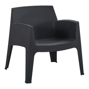 75550 ΠΟΛΥΘΡΟΝΑ ΠΟΛΥΠΡΟΠΥΛΕΝΙΟΥ LOUNGE SLEEK HM6365.02 ΜΑΥΡΟ 62,5x48,5x73Υεκ.