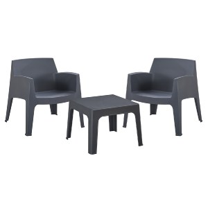 75557 ΣΕΤ LOUNGE 3ΤΜΧ SLEEK HM21274.10 ΓΚΡΙ ΠΟΛΥΠΡΟΠΥΛΕΝΙΟ