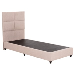 75616 ΚΡΕΒΑΤΙ ΜΟΝΟ MILO HM652.32 ΜΠΕΖ TEDDY ΥΦΑΣΜΑ ΓΙΑ ΣΤΡΩΜΑ 90x200εκ