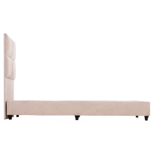 75616 ΚΡΕΒΑΤΙ ΜΟΝΟ MILO HM652.32 ΜΠΕΖ TEDDY ΥΦΑΣΜΑ ΓΙΑ ΣΤΡΩΜΑ 90x200εκ
