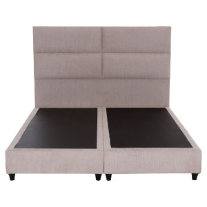 75677 ΚΡΕΒΑΤΙ MILO HM616.32 ΜΠΕΖ ΥΦΑΣΜΑ ΓΙΑ ΣΤΡΩΜΑ 160x200εκ