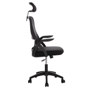 75799 ΚΑΡΕΚΛΑ ΓΡΑΦΕΙΟΥ BLAZER HM1205.01 ΜΑΥΡΟ MESH-ΜΑΥΡΟΣ ΣΚΕΛΕΤΟΣ NYLON 60,5x47x85,5Υεκ.