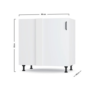 alpha-BC80822M02-2958246 MODEST ΚΑΤΩ ΓΩΝΙΑΚΟ ΝΤΟΥΛΑΠΙ ΛΕΥΚΟ 100X48X82CM