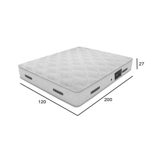 alpha-CHI-106089-82316 ΣΤΡΩΜΑ FRESH 3D ΗΜΙΔΙΠΛΟ (CHIC STROM) 120X200X27