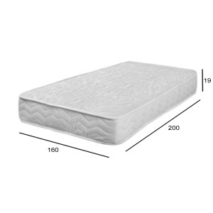alpha-CHI-115188-204001 ΣΤΡΩΜΑ PAD ΔΙΠΛΟ (CHIC STROM) 160X200X19CM