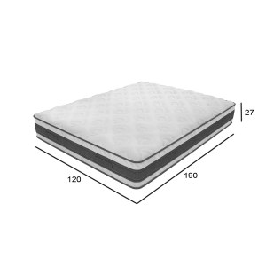 alpha-CHI-D120X190-82307 ΣΤΡΩΜΑ DELUXE 3D (CHIC STROM) 120X190X27CM