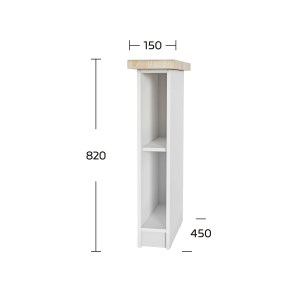 alpha-D1582A01-2957731 ANITA ΚΑΤΩ ΝΤΟΥΛΑΠΙ ΛΕΥΚΟ 15X60X82CM