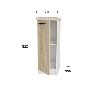 alpha-D3082A01-2957716 ANITA ΚΑΤΩ ΝΤΟΥΛΑΠΙ ΣΟΝΟΜΑ 30X60X82CM