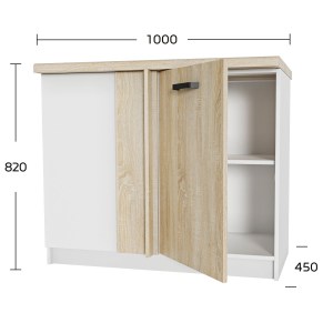 alpha-DA10082A01-2957724 ANITA ΚΑΤΩ ΓΩΝΙΑΚΟ ΝΤΟΥΛΑΠΙ ΣΟΝΟΜΑ 100X60X82CM.