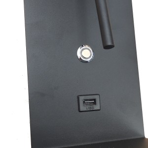 alpha-DB-LM-0022-19078 ΦΩΤΙΣΤΙΚΟ ΤΟΙΧΟΥ LED 3W 3000K ΜΑΥΡΟ 12X16.5X22.5CM
