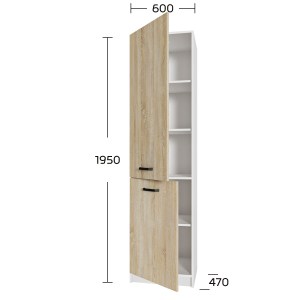 alpha-DC50195A01-2957750 ANITA ΣΤΗΛΗ ΚΟΥΖΙΝΑΣ ΣΟΝΟΜΑ 50X47X195CM