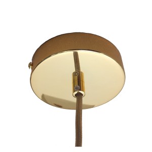alpha-DD-GL-0032GOLD-19093 ΦΩΤΙΣΤΙΚΟ ΚΡΕΜΑΣΤΟ ΜΟΝΟΦΩΤΟ ΓΥΑΛΙΝΟ-ΧΡΥΣΟ Ε27 Φ11X150CM