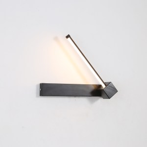 alpha-DL-CY-0112BLACK-4191 ΦΩΤΙΣΤΙΚΟ ΤΟΙΧΟΥ LED 6W 3000K ΜΑΥΡΟ 30X9X5CM