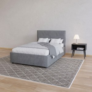 alpha-GR-BILL12-M14-12675 ΚΡΕΒΑΤΙ BILLY ΓΚΡΙ 120X200CM