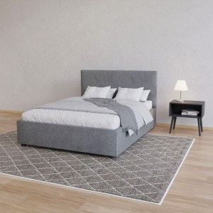 alpha-GR-BILL14-M14-12680 ΚΡΕΒΑΤΙ BILLY ΓΚΡΙ 140X200CM