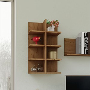 alpha-GR-CALSHE-2-2957588 ΚΡΕΜΑΣΤΟ ΡΑΦΙ CALLISTO ΣΚΟΥΡΟ ΔΡΥΣ 40X27.7X70CM