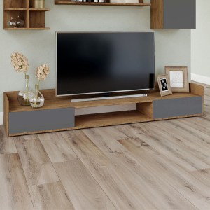 alpha-GR-CALTV-2-2957590 ΕΠΙΠΛΟ TV CALLISTO ΣΚΟΥΡΟ ΔΡΥΣ-ΓΡΑΦΙΤΗΣ 200X40X30CM