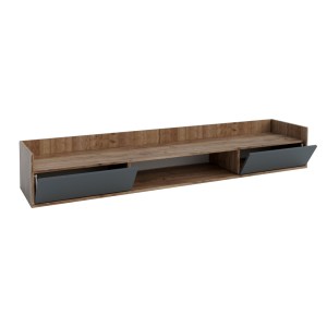alpha-GR-CALTV-2-2957591 ΕΠΙΠΛΟ TV CALLISTO ΣΚΟΥΡΟ ΔΡΥΣ-ΓΡΑΦΙΤΗΣ 200X40X30CM