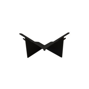 alpha-GR-CORINT201BLACK-2958120 ΓΩΝΙΑ ΕΣΩΤΕΡΙΚΗ ΑΡΜΟΚΑΛΥΠΤΡΟΥ ΜΑΥΡΗ 4X2.5X4CM