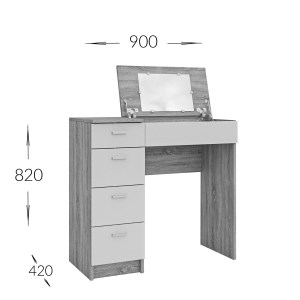 alpha-GR-DRESSTAB-1-954777 ΤΟΥΑΛΕΤΑ TAB ΧΡΥΣΟ ΔΡΥΣ-ΓΡΑΦΙΤΗ 90X42X82-110CM