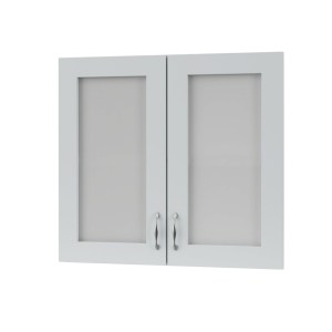 alpha-GR-F52-3335 ΑΝΩ ΠΟΡΤΑΚΙΑ-ΤΖΑΜΙ MODEST ΓΚΡΙ 80X71.3X1.6CM