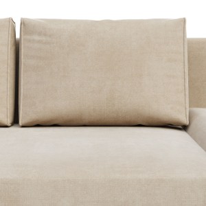 alpha-GR-FAV-M01-2957239 ΚΑΝΑΠΕΣ ΚΡΕΒΑΤΙ FAVORITE ΤΡΙΘΕΣΙΟΣ ΜΠΕΖ 200X81X71CM