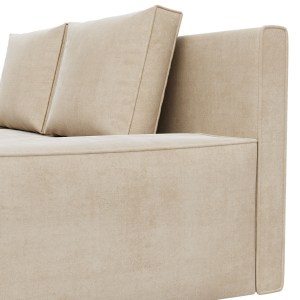 alpha-GR-FAV-M01-2957241 ΚΑΝΑΠΕΣ ΚΡΕΒΑΤΙ FAVORITE ΤΡΙΘΕΣΙΟΣ ΜΠΕΖ 200X81X71CM