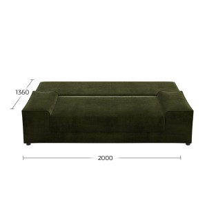 alpha-GR-FAV-M07-2957251 ΚΑΝΑΠΕΣ ΚΡΕΒΑΤΙ FAVORITE ΤΡΙΘΕΣΙΟΣ ΛΑΔΙ 200X81X71CM
