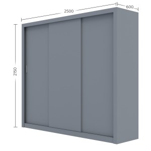 alpha-GR-GRAND-3-2957319 ΝΤΟΥΛΑΠΑ GRANDIO ΓΚΡΙ 250X60X215CM