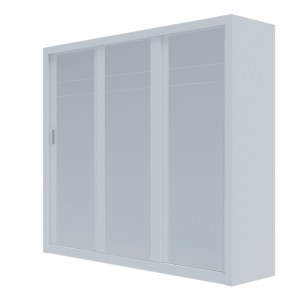 alpha-GR-GRANDMIR-1-2957325 ΝΤΟΥΛΑΠΑ GRANDIO ΛΕΥΚΗ ΜΕ ΚΑΘΡΕΦΤΗ 250X60X215CM