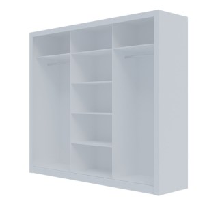 alpha-GR-GRANDMIR-1-2957326 ΝΤΟΥΛΑΠΑ GRANDIO ΛΕΥΚΗ ΜΕ ΚΑΘΡΕΦΤΗ 250X60X215CM