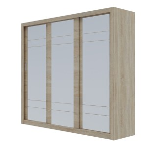 alpha-GR-GRANDMIR-2957321 ΝΤΟΥΛΑΠΑ GRANDIO ΣΟΝΟΜΑ ΜΕ ΚΑΘΡΕΦΤΗ 250X60X215CM
