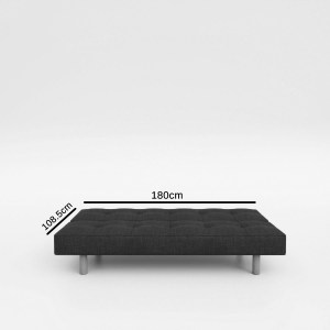 alpha-GR-HERMES-2-2647743 ΚΑΝΑΠΕΣ ΚΡΕΒΑΤΙ HERMES ΤΡΙΘΕΣΙΟΣ ΚΑΦΕ 180X95X82CM