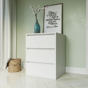 alpha-GR-IDEACHEST6076-9460 ΣΥΡΤΑΡΙΕΡΑ IDEA ΛΕΥΚΟ 60X42X76CM