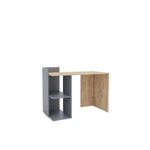 alpha-GR-IRIS-2957488 ΓΡΑΦΕΙΟ IRIS ΓΡΑΦΙΤΗ-ΧΡΥΣΟ ΔΡΥΣ 112X55X85CM
