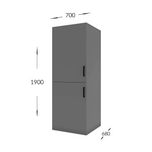 alpha-GR-LAUNDRY-2-778167 ΝΤΟΥΛΑΠΑ ΠΛΥΝΤΗΡΙΟΥ LAUNDRY ΓΡΑΦΙΡΗΣ 70X68X190CM