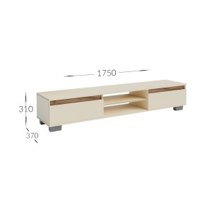 alpha-GR-LILU-783601 ΣΥΝΘΕΣΗ ΤΗΛΕΟΡΑΣΗΣ LILU ΜΠΕΖ-ΣΚΟΥΡΟ ΔΡΥΣ 175X37X131CM