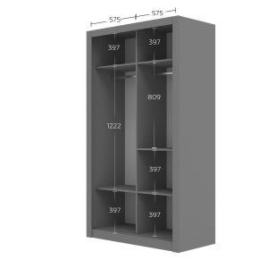 alpha-GR-LINEA-2-2957356 ΝΤΟΥΛΑΠΑ LINEA ΧΡΥΣΟ ΔΡΥΣ 120X60X215CM