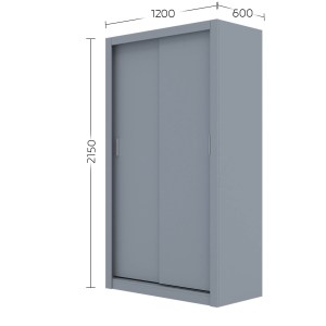 alpha-GR-LINEA-3-2957359 ΝΤΟΥΛΑΠΑ LINEA ΓΚΡΙ 120X60X215CM