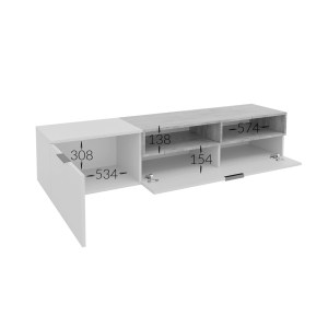 alpha-GR-MOROCCO-2-2316434 ΣΥΝΘΕΣΗ ΤΗΛΕΟΡΑΣΗΣ MOROCCO ΑΝΘΡΑΚΙ-ΧΡΥΣΟ ΔΡΥΣ 175X39X113.5CM