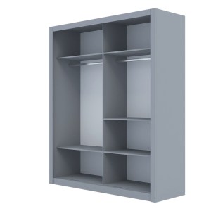 alpha-GR-REFL-3-2957401 ΝΤΟΥΛΑΠΑ REFLEX ΓΚΡΙ 180X60X215CM