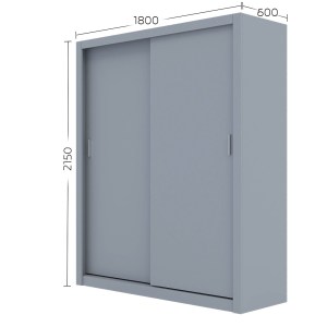 alpha-GR-REFL-3-2957402 ΝΤΟΥΛΑΠΑ REFLEX ΓΚΡΙ 180X60X215CM